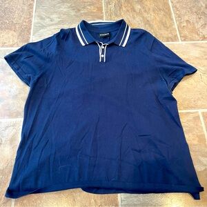 Bonobos Pique Polo Blue Polo Size XL